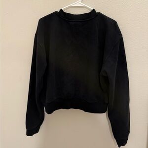 TNA CozyAF Black Fleece Sweatshirt